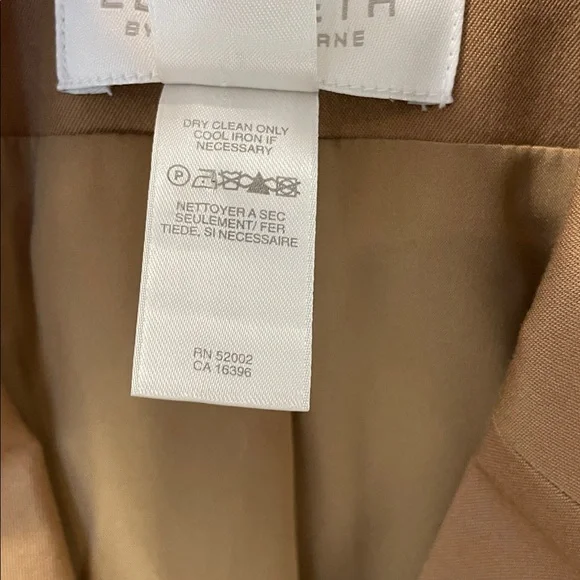 Elisabeth by Liz Claiborne Camel Blazer - Picture 7 of 8